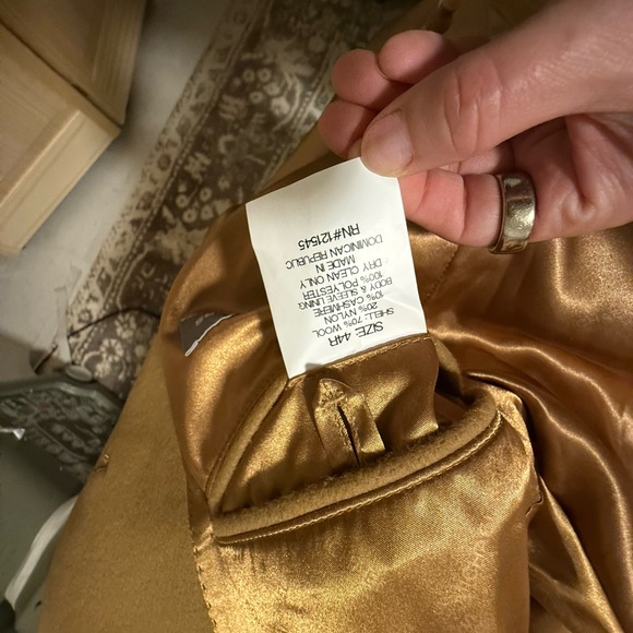 Michael Kors Men's Camel Trench Coat NWOT - Picture 5 of 5